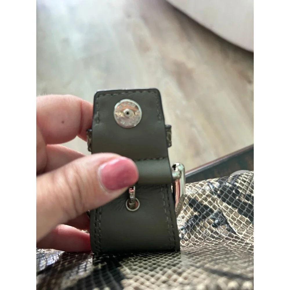 Coach SoHo mini snakeskin bag